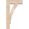Ekena Millwork Thorton Block Smooth Bracket w/ Offset Brace, Douglas Fir, 5 1/2"W x 16"D x 28"H BKT0604X16X28THR05SDF - alternate 4